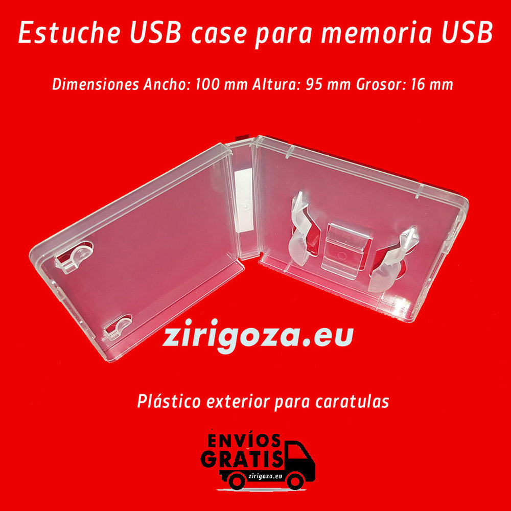 Memoria Usb Caja de Plástico Gabinete electrónico USB Flash Drive de carcasa de plástico Z5C9 