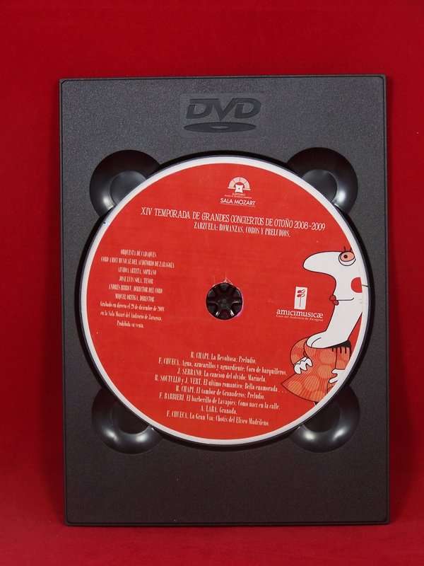 Bandeja digipack DVD negras