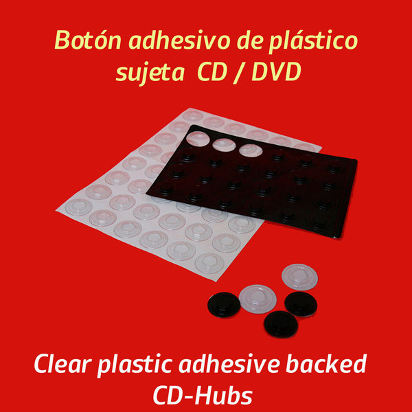 CD hub o botones CD adhesivo