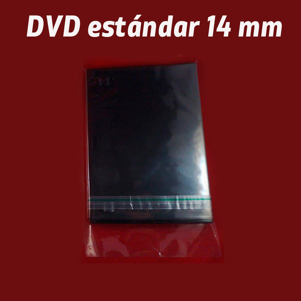 Funda para retractilar cajas DVD 14mm (estandar)