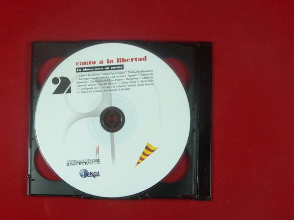 Bandeja 2 CD logo, negra