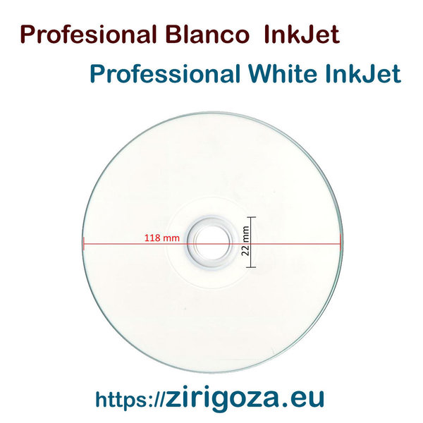 CD Profesional blanco  inkJet