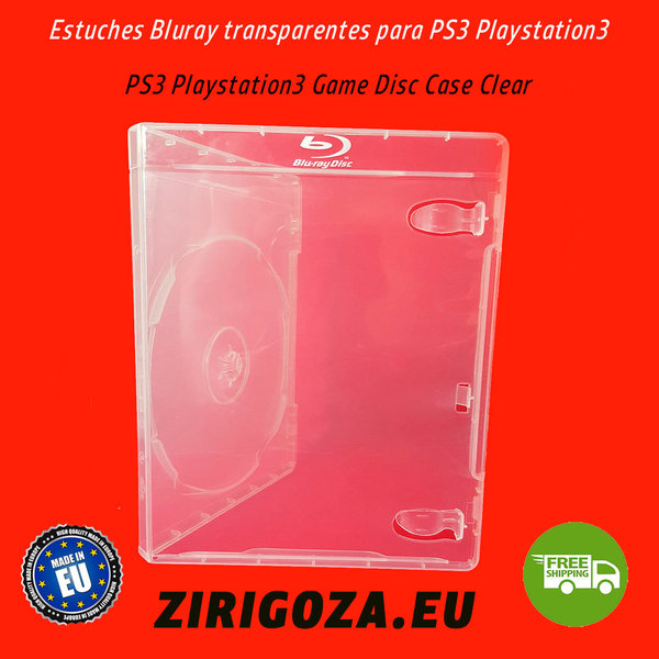 Estuches Bluray transparentes para PS3 Playstation3